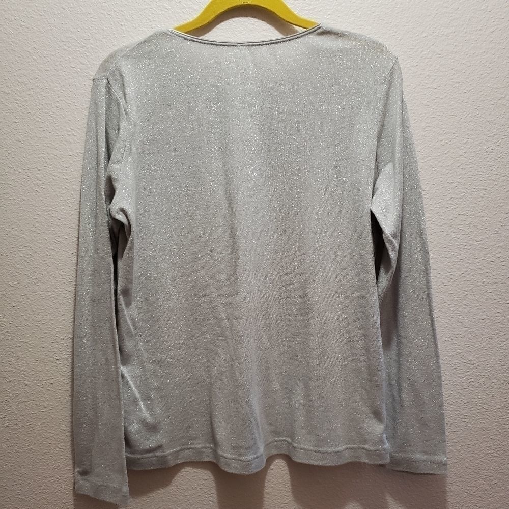 White stag pullover top, 12/14 - Picture 2 of 3